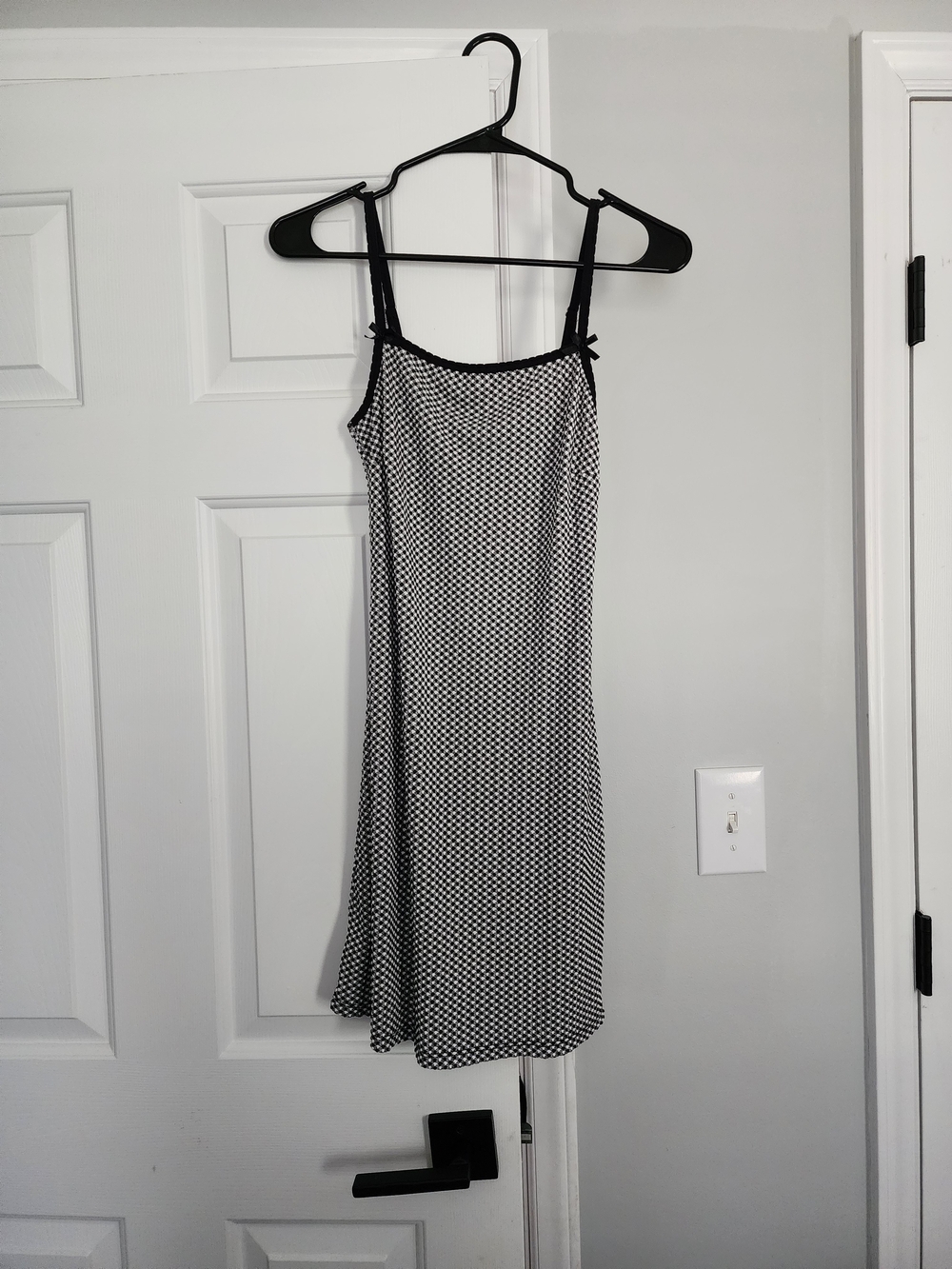 Wild fable Black & White Check Slip Dress
